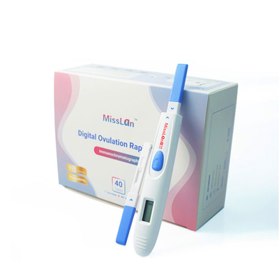aparato médico digital de la prueba de la LH de la ovulación similar con el casete de la tira de prueba del clearblue