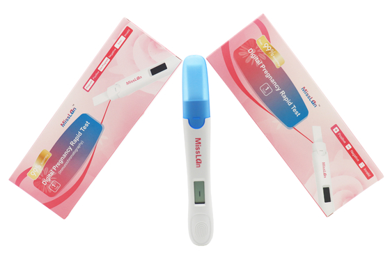 Kit de prueba de embarazo digital rápido con resultados claros en 3 minutos