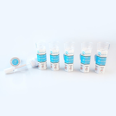 Prueba rápida de detección de la saliva de fármacos en una taza de prueba de saliva con marca CE