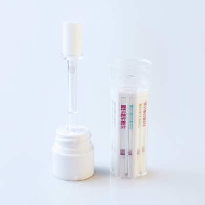 Prueba rápida de detección de la saliva de fármacos en una taza de prueba de saliva con marca CE