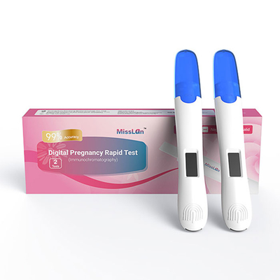 casete digital de la prueba de embarazo de las tiras de las tiras de prueba de la ovulación y de prueba de embarazo