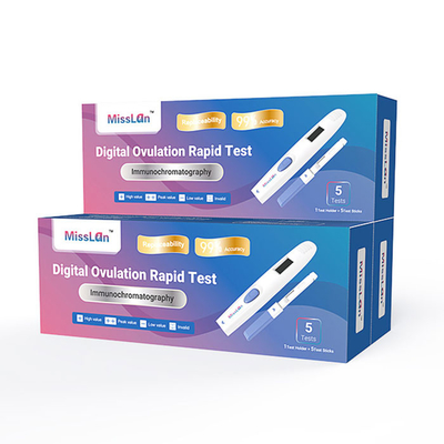 Prueba Kit Hcg Pregnancy Symptoms Test de la LH de Digitaces de la ovulación del palillo el reactivo