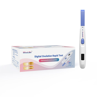 Prueba de la fertilidad de Kit Strips 5mins HCG de la ovulación y de la prueba de la LH de Digitaces del embarazo