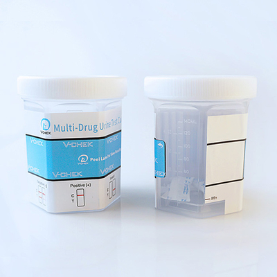 Análisis de orina plástico disponible del hospital de BUP Kit Saliva Cup Container DC124