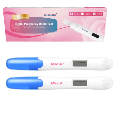 30 meses un embarazo de la respuesta de Kit Urine Strip For OTC de la prueba de Digitaces HCG del paso 1r
