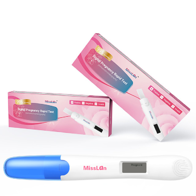 Prueba de embarazo de la orina del FDA 510k Digitaces con el palillo rápido de la prueba de embarazo de Digitaces del resultado