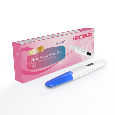 Prueba Kit With del ODM Digital HCG +/- exactitud del resultado 99,9% para la detección del embarazo