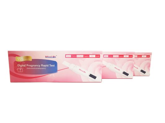 Kit de prueba de hCG digital de OEM Prueba de embarazo 510k Aclarado