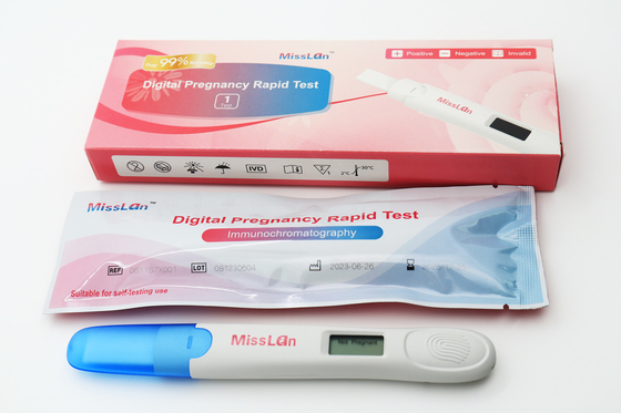 MDSAP Kit de prueba digital de hCG Prueba rápida digital de embarazo en el hogar Detección temprana