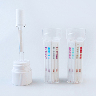 Cubo de muestra de saliva, fluido oral, kit de pruebas de drogas múltiples 2-12 artículos